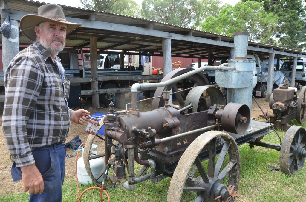 PRIDE AND JOY: Wayne Johnson from Mutdapilly with his LL model crossley. Photo Emma Boughen / The Bush Telegraph